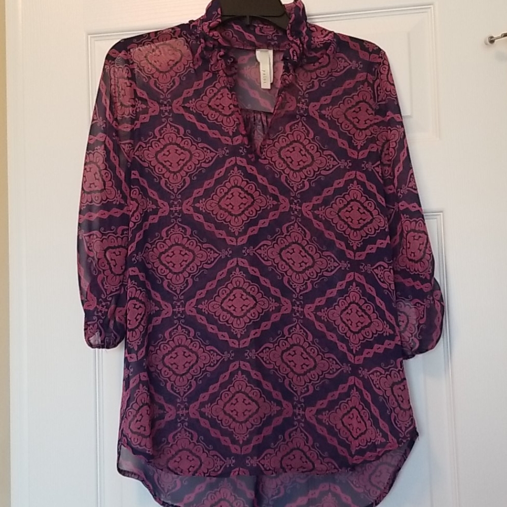 Sheer blouse